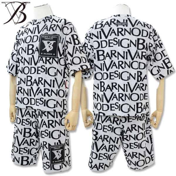 ＼新作10％OFF／バーニヴァーノ BARNI VARNO 限定モデル 胸ポケット モノグラム パイ...
