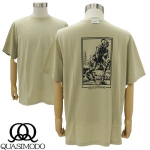 カジモド  半袖 Tシャツ XLサイズ qm-A21-012 サンド カーキ  QUASIMODO｜wanwan