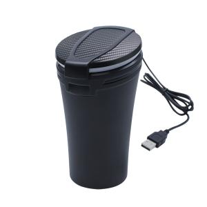 AQ.（オートバックスクオリティ） 大容量の灰皿 AH06 ブラック