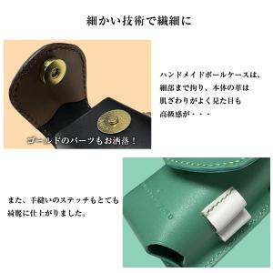 ゴルフボール ケース ハンドメイド QUALI...の詳細画像3