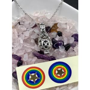 ブレスレット ブルーギベオン鉄隕石 ＆リビアングラス 品質