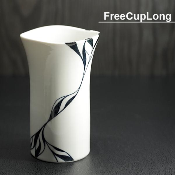 砥部焼 おしゃれ フリーカップ ロング 焼酎カップ ビアカップ モダン 白黒 窯元 和将窯 Wash...