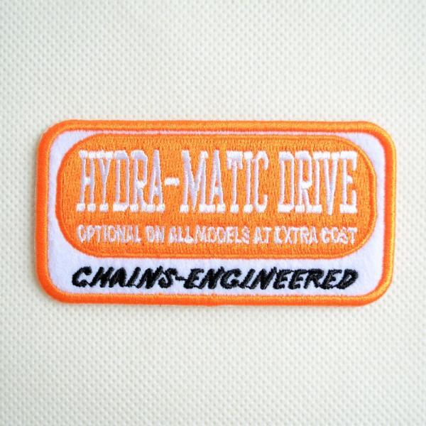 ワッペン アイロン おしゃれ 刺繍 USAアドバタイジングワッペン HYDRA-MATIC DRIV...
