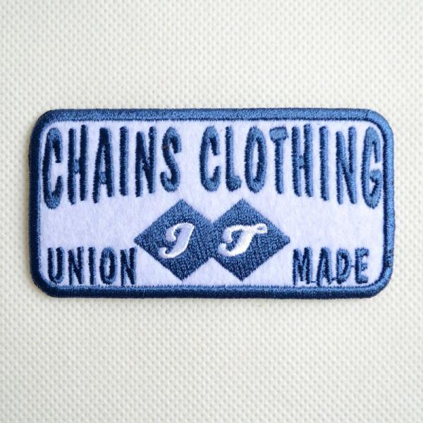 ワッペン アイロン おしゃれ 刺繍 USAアドバタイジングワッペン CHAINS CLOTHING ...