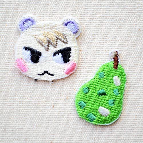 ワッペン アイロン おしゃれ 刺繍 ワッペン どうぶつの森 ジュン 名前 作り方 ADS006 ハン...