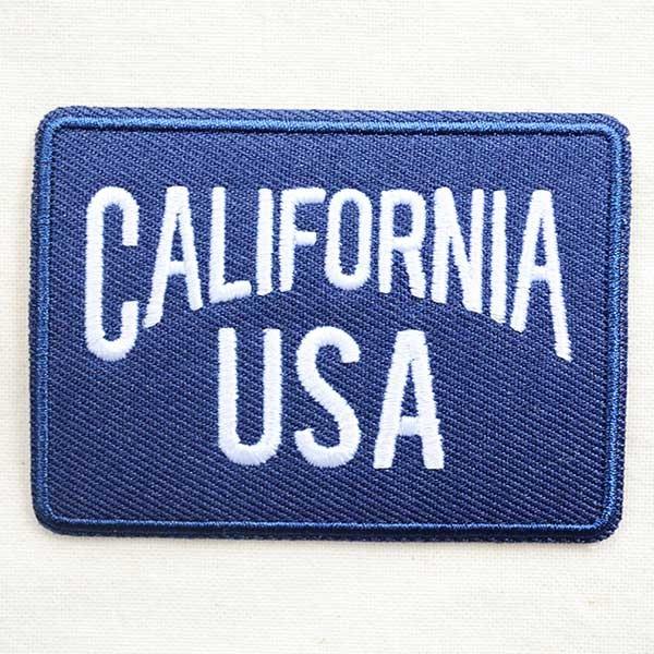 ワッペン アイロン おしゃれ 刺繍 USAアドバタイジングワッペン CALIFORNIA USA ハ...