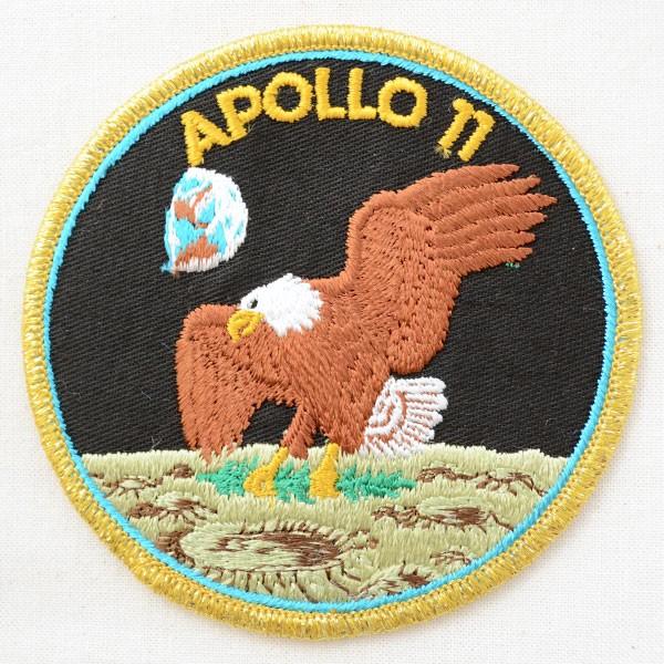 ワッペン アポロ11号記章 Apollo 11(宇宙/糊なし) 名前 作り方 AS094