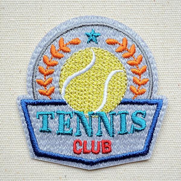 ワッペン アイロン おしゃれ 刺繍 ワッペン リンリンエミリー (テニス)  名前 作り方 ORG4...