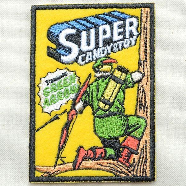 ワッペン アイロン おしゃれ 刺繍 ワッペン Green Arrow グリーンアロー Super C...
