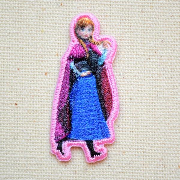 アナと雪の女王 ワッペン アナ雪 アイロン おしゃれ 刺繍 (アナ) 名前 作り方 D01Y0787...