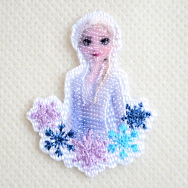 アナと雪の女王 ワッペン アナ雪 アイロン おしゃれ 刺繍 アイロン ディズニー プリンセス  エル...