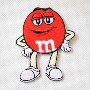 ワッペン M&M's エムアンドエムズ チョコレート(レッド) 名前 作り方 E206｜wappenstore