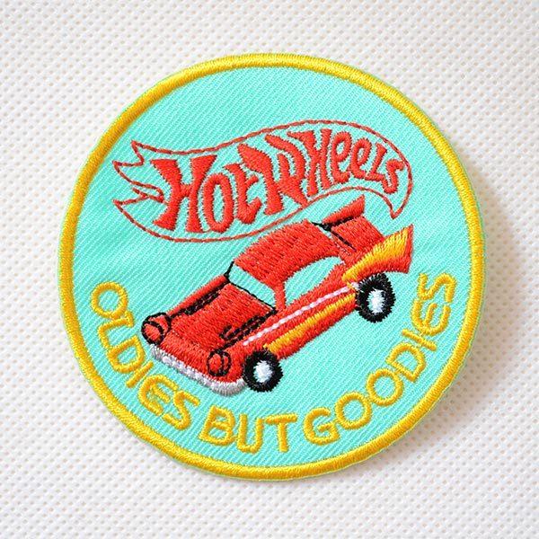 ワッペン アイロン おしゃれ 刺繍 ワッペン Hot Wheels ホットウィール 名前 作り方 E...