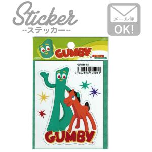 ステッカー シール アメリカン雑貨 GUMBY 03 ガンビー オフィシャル アメリカン 耐水ステッカー  カスタマイズ オリジナル｜wappenstore