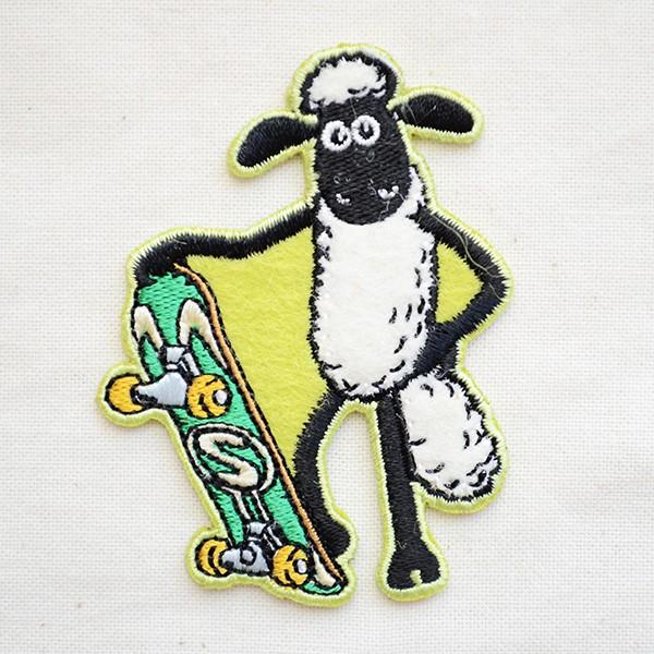 ワッペン アイロン おしゃれ 刺繍 ワッペン ひつじのショーン/Shaum the Sheep (ス...