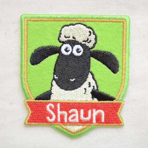 ワッペン ひつじのショーン/Shaum the Sheep (エンブレム) 名前 作り方 HS500...
