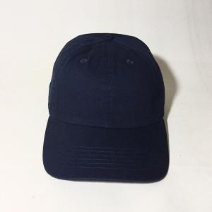 帽子 キャップ アメカジ 無地6パネル CAP 6PANEL NAVY コットン 無地キャップ NEWHATTAN メール便不可｜wappenstore