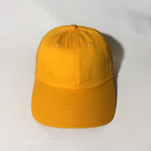 帽子 キャップ アメカジ 無地6パネル CAP 6PANEL GOLD コットン 無地キャップ NEWHATTAN メール便不可｜wappenstore