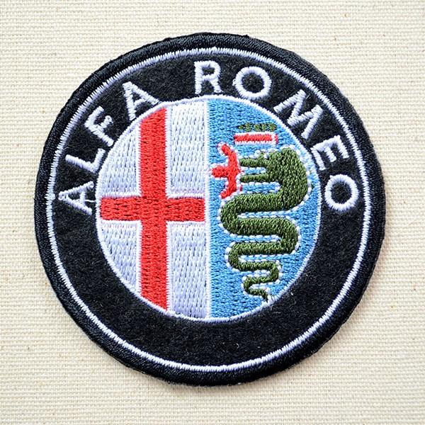 ワッペン アイロン おしゃれ 刺繍 ワッペン アルファロメオ Alfa Romeo 名前 作り方 L...