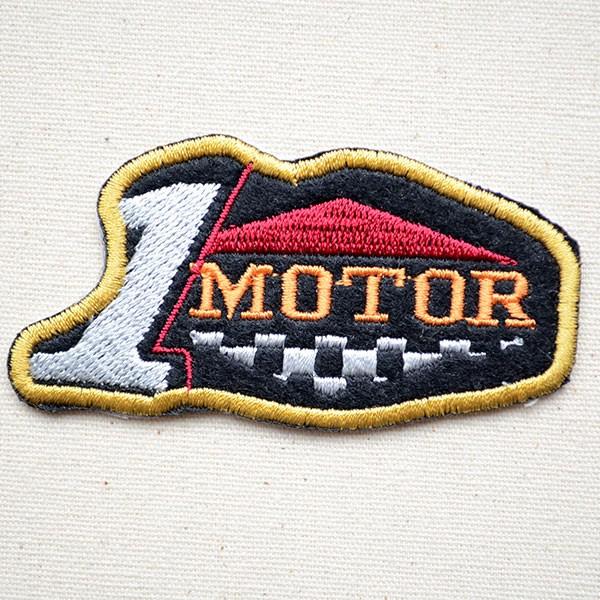 ワッペン アイロン おしゃれ 刺繍 ワッペン NO.1 MOTOR 名前 作り方 LFW-024 ハ...