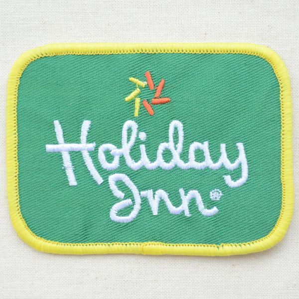 ワッペン アイロン おしゃれ 刺繍 ロゴワッペン Holiday Inn ホリデイイン ハンドメイド...