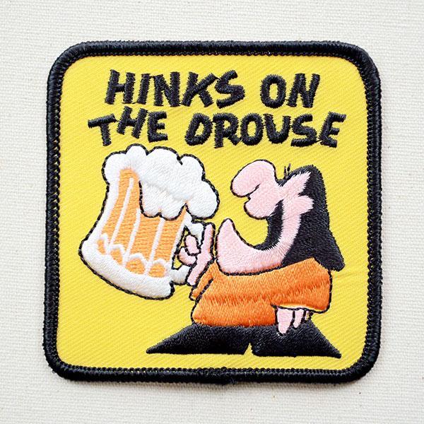 アメリカンワッペン HINKS ON THE DROUSE 通販 名前 作り方 M-025