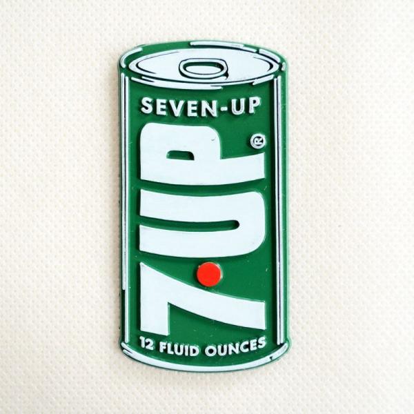 ワッペン アイロン おしゃれ 刺繍 マグネット おもちゃ 磁石 セブンアップ 7UP 缶 アメリカ ...