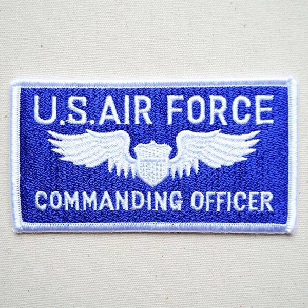 ミリタリーワッペン U.S.Air Force エアフォース コマンディングオフィサー アメリカ空軍...