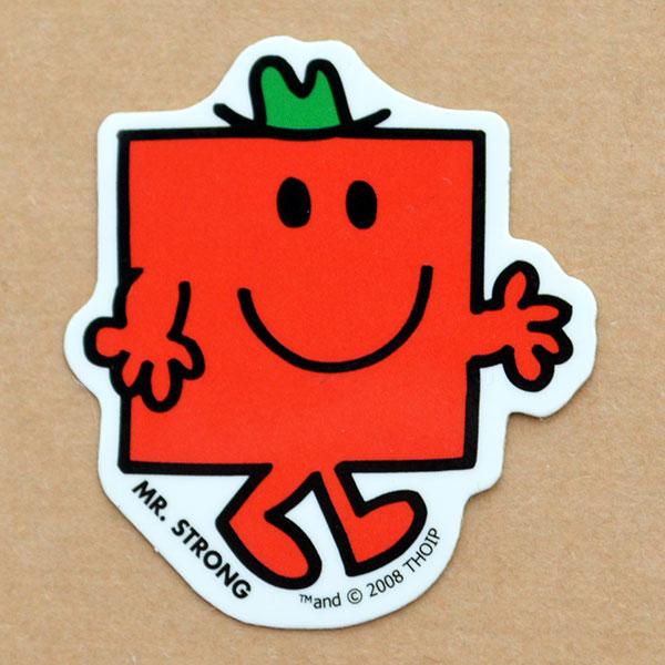 ワッペン アイロン おしゃれ 刺繍 ステッカー/シール ミスター・ストロング(ちからもちくん) ML...