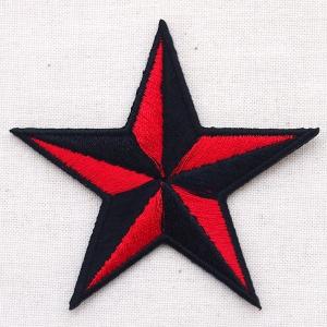 ワッペン アイロン おしゃれ 刺繍 星 スター ピンク スパンコール 名前