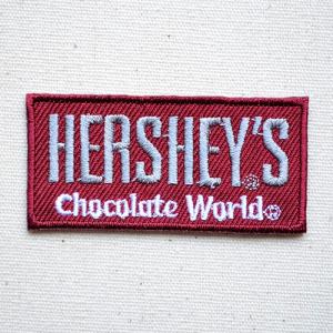 ワッペン アイロン おしゃれ 刺繍 ワッペン HERSHEY'S ハーシーズ チョコ 名前 作り方 MW-020