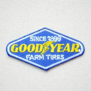 ワッペン アイロン おしゃれ 刺繍 ワッペン グッドイヤー Goodyear ダイヤモンド(S) 名前 作り方 MW-095