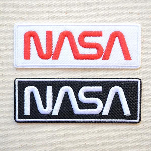 ロゴワッペン NASA ナサ(2枚組) 名前 作り方 NFC-001-W