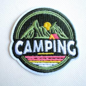 ワッペン CAMPING アウトドア 名前 作り方 PING-021｜wappenstore