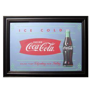 ワッペン アイロン おしゃれ 刺繍 コカコーラ Coca-Cola 鏡/パブミラー(フィッシュ/36...