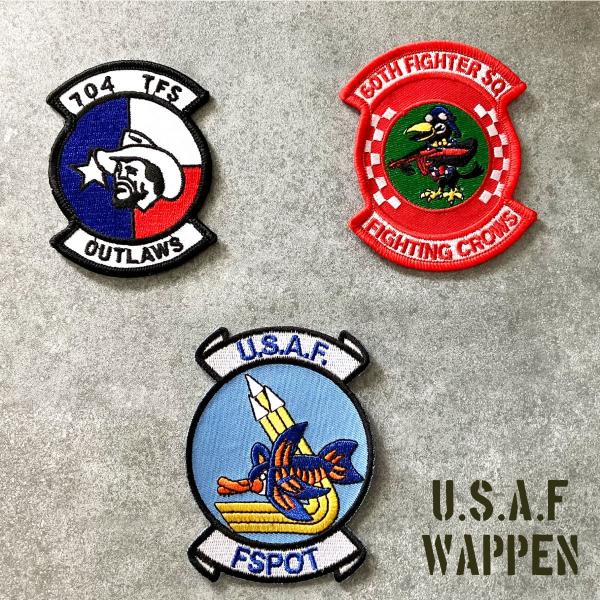 U.S. Air Force スクワドロン パッチ Outlaws 704 TFS PM5089 6...