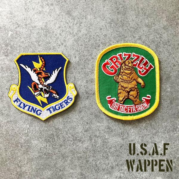 U.S. Air Force Squadrons ワッペン 196th TFS Grizzlys F...