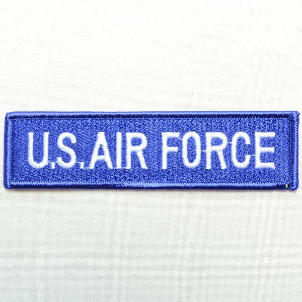ミリタリーワッペン U.S.Air Force エアフォース Tab アメリカ空軍 ブルー 名前 作...