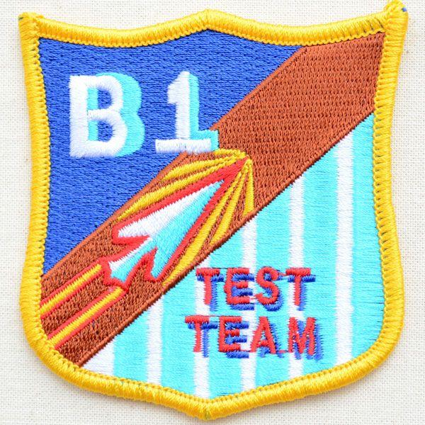 ワッペン アイロン おしゃれ 刺繍 ミリタリーワッペン B1 Test Team アメリカ空軍 エン...