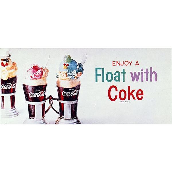 ワッペン アイロン おしゃれ 刺繍 コカコーラ Coca-Cola ポスター(フロートwithコーク...