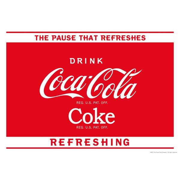 ワッペン アイロン おしゃれ 刺繍 コカコーラ Coca-Cola ポスター(ポーズ/51x72cm...