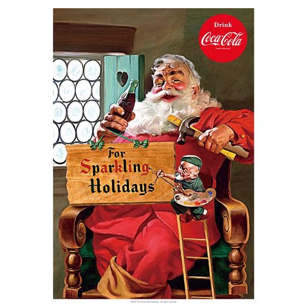 ワッペン アイロン おしゃれ 刺繍 コカコーラ Coca-Cola ポスター(スパークリングホリデー...