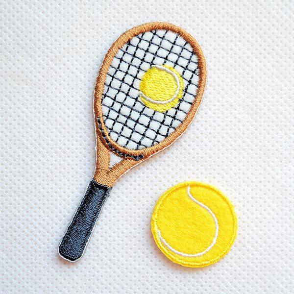 ワッペン アイロン おしゃれ 刺繍 ワッペン テニス(2枚組) 名前 作り方 ワッペン RG450-...