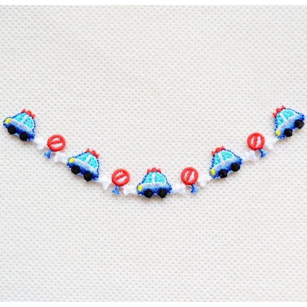 ワッペン アイロン おしゃれ 刺繍 ラインワッペン パトカー 名前 作り方 RG451-25028 ...