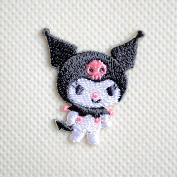 ワッペン アイロン おしゃれ 刺繍 ワッペン クロミ サンリオ ミニ 名前 作り方 S01Y2741...