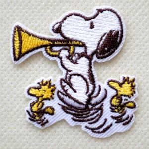 SNOOPY（スヌーピー） ワッペン 刺繍 アイロン ベル グッズ バッグ