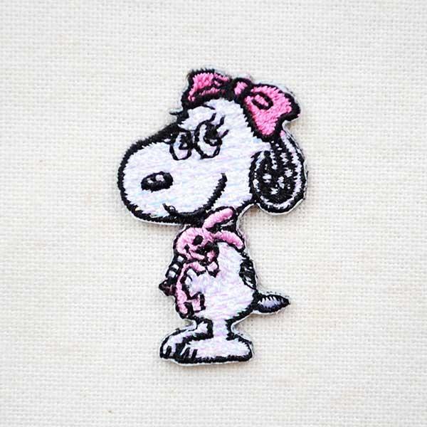 スヌーピー ワッペン 刺繍 アイロン Snoopy ベル グッズ バッグ S02Y2419