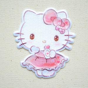 キティ アイロンワッペン おしゃれ