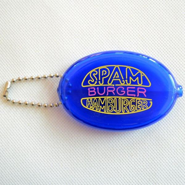 コインケース スパム SPAM バーガー ブルー ラバー アメリカ製 SPAM-BURGER-COI...
