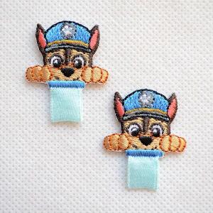 ワッペン パウパトロール アイロン おしゃれ 刺繍 名札つけアップリケ チェイス 名前 作り方 T01I2605